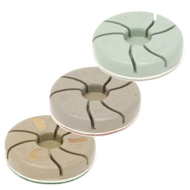 pads diamants de polissage béton en 3 étapes