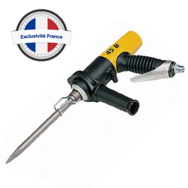 burineur pneumatique léger poignée revolver