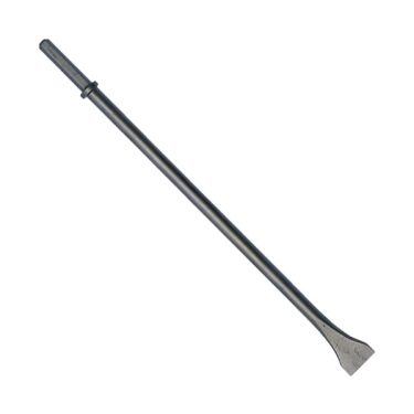 Burin plat long pour burineur pneumatique
