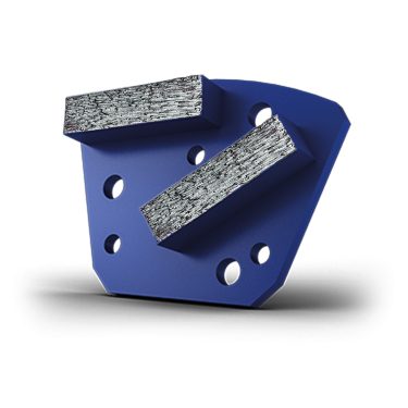 Outil compatible Blastrac 2 segments diamant pour retrait du béton très dur