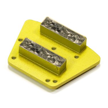 Outil diamant compatible Blastrac 2 segments diamant pour retrait de revêtements sur béton tendre