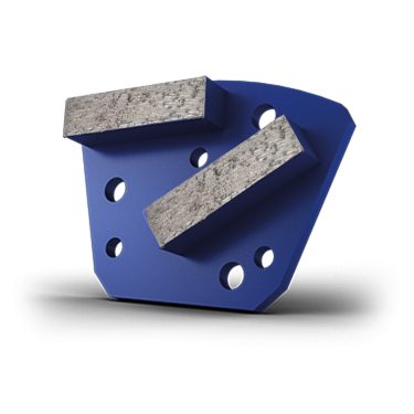 Outil diamant compatible Blastrac 2 segments diamant pour retrait du béton tendre