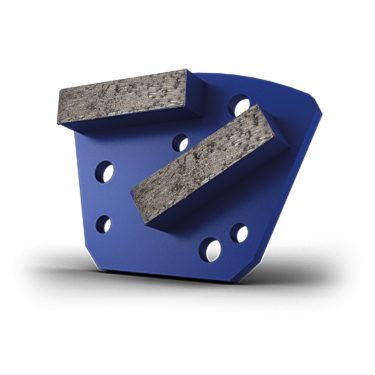 Outil diamant compatible Blastrac 2 segments diamant pour retrait du béton standard