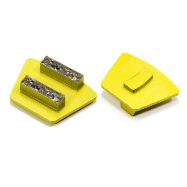 2 segments diamant pour retrait de revêtements sur béton tendre