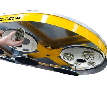 Kita adaptation ponceuse sol pour truelle mécanique ou hélicoptère béton