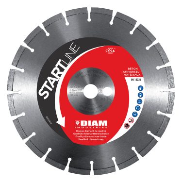 Disque diamant béton BS60 Ø 400 DIAM INDUSTRIES