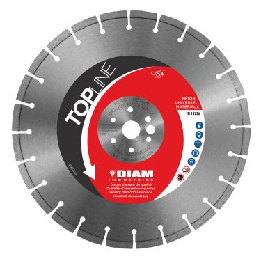 Disque diamant béton CB-3744V000 Ø 400 DIAM INDUSTRIES