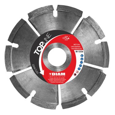 Disque diamant béton DJA Ø 125 ép. 8 DIAM INDUSTRIES