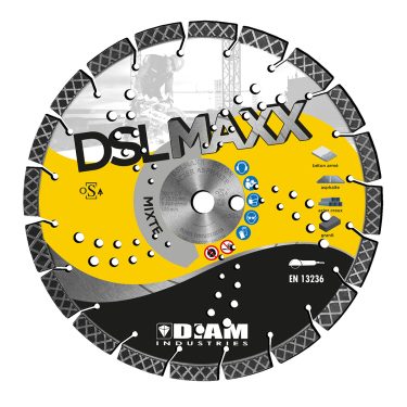Disque diamant mixte DSLMAXX Ø 230 DIAM INDUSTRIES