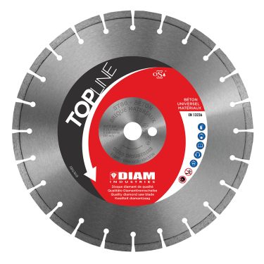 Disque diamant béton ST80 Ø 500 DIAM INDUSTRIES