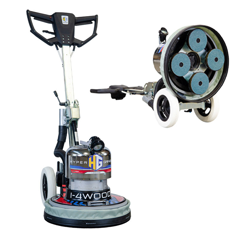 ponceuse planétaire 4 têtes