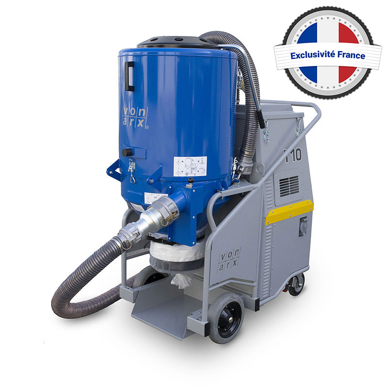 Aspirateur triphasé 400V 50 Hz avec Longopac®