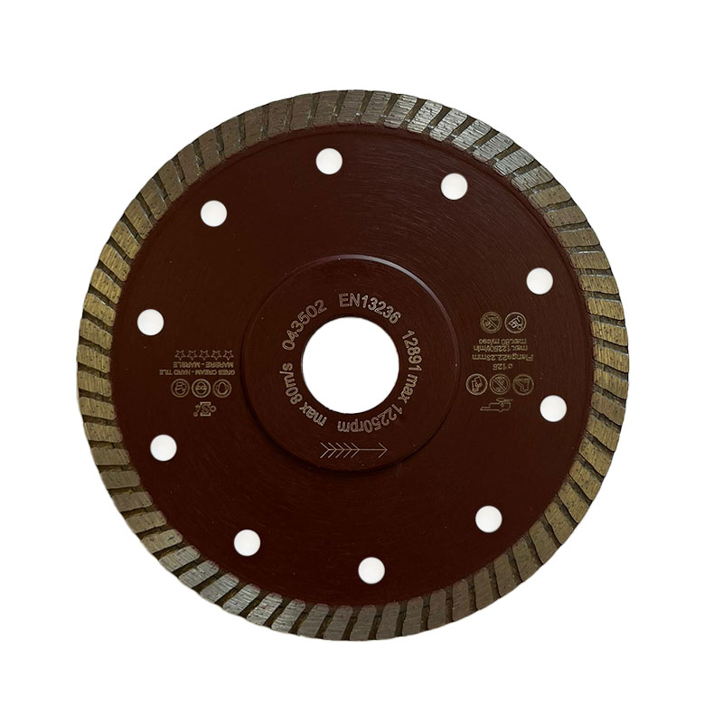 Disque diamant Ø125mm turbo fin