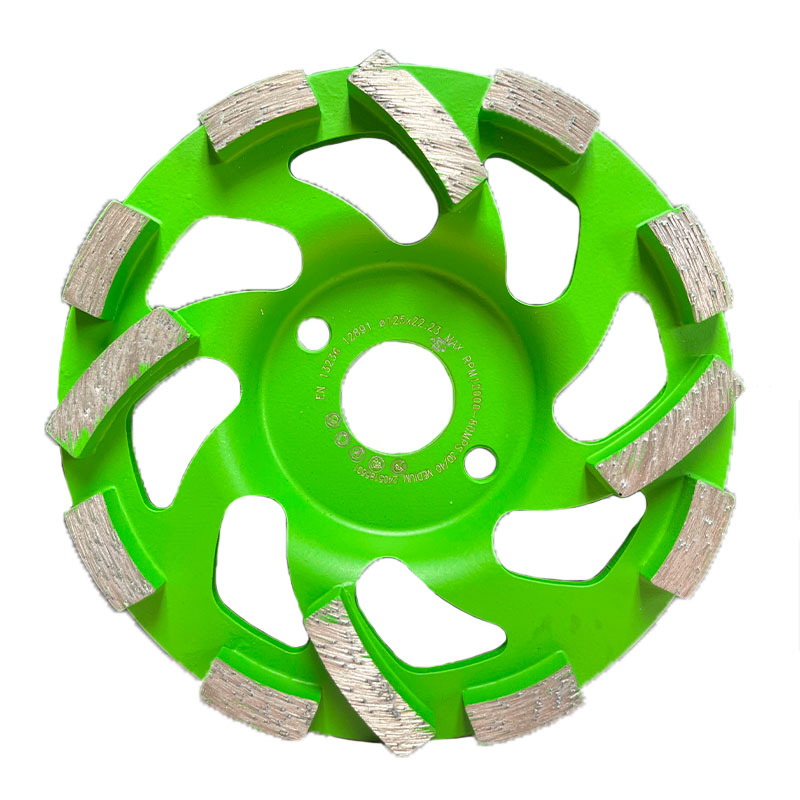 Plateau diamant 12 segments alternés Ø125mm