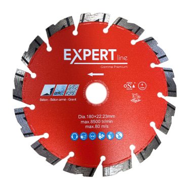 Disque Ø180mm turbo béton armé granit