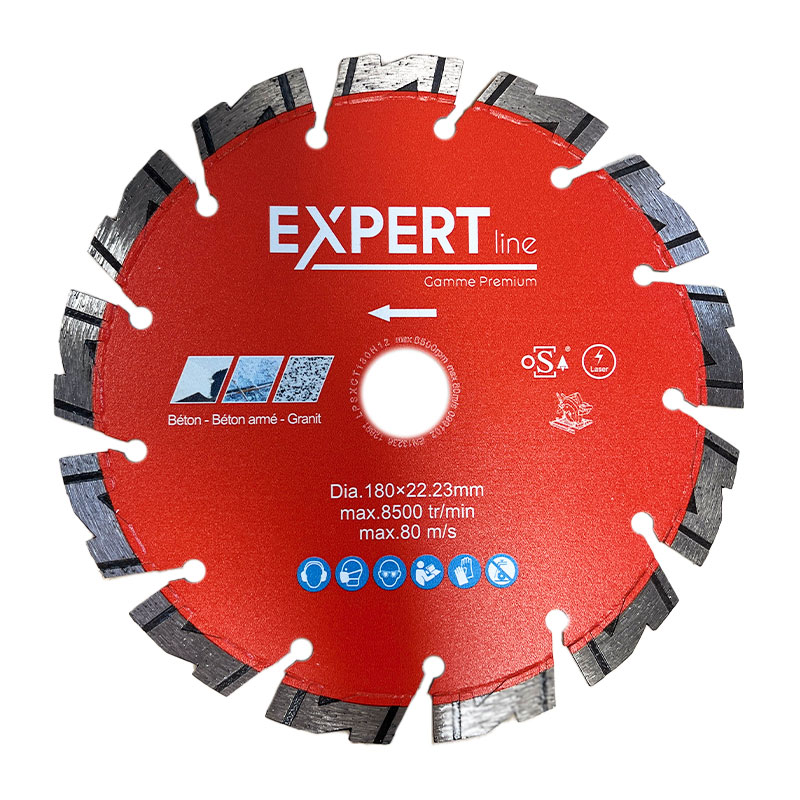 Disque Ø180mm turbo béton armé granit