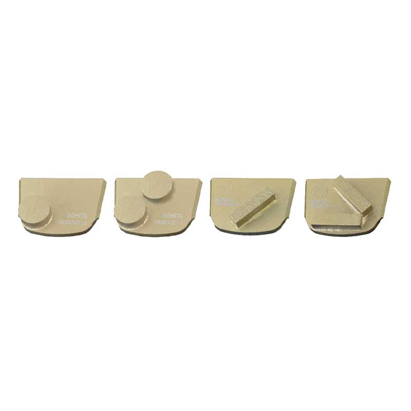 Segments métalliques pour béton extra dur