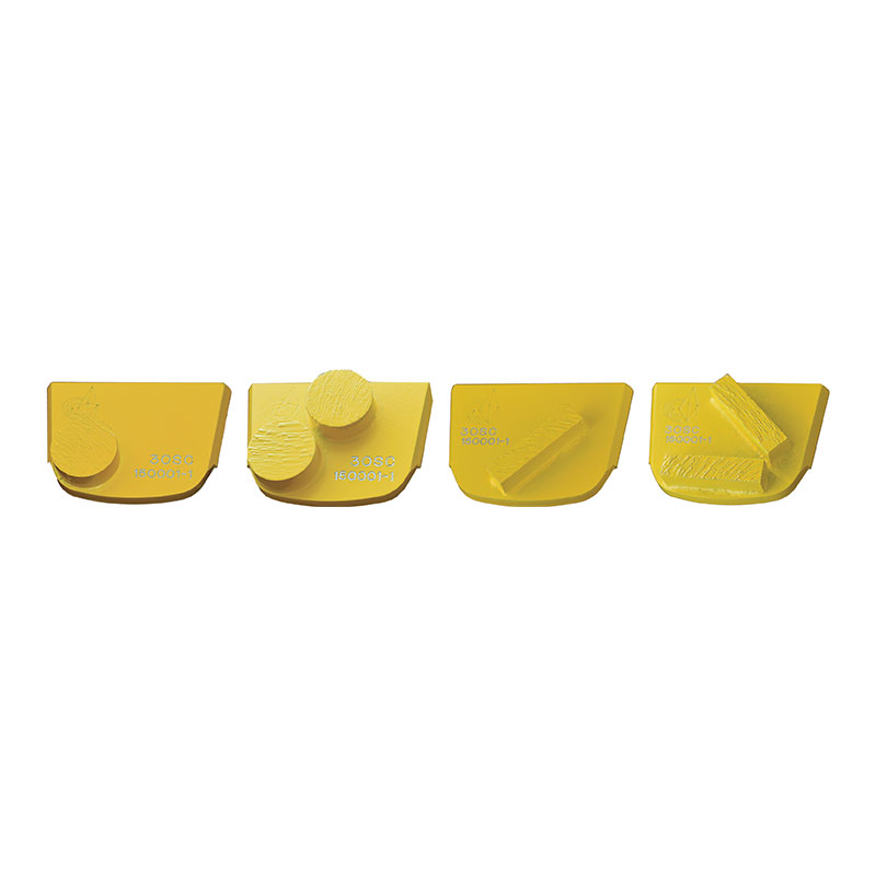 Segments métalliques pour béton tendre