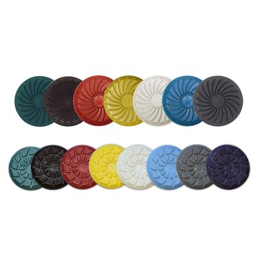Pads en résine spiral