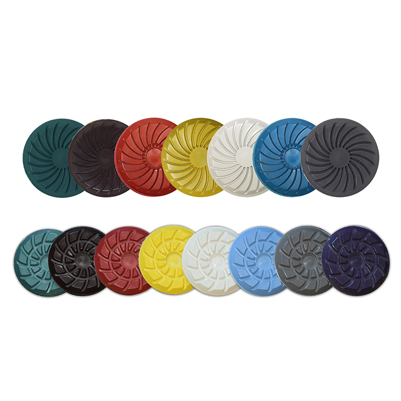 Pads en résine spiral