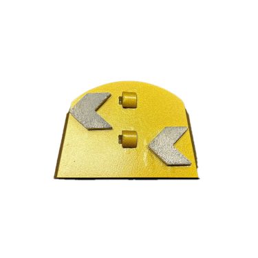 Ailette de ponçage 2 x 1/4 PCD + 2 segments flèche
