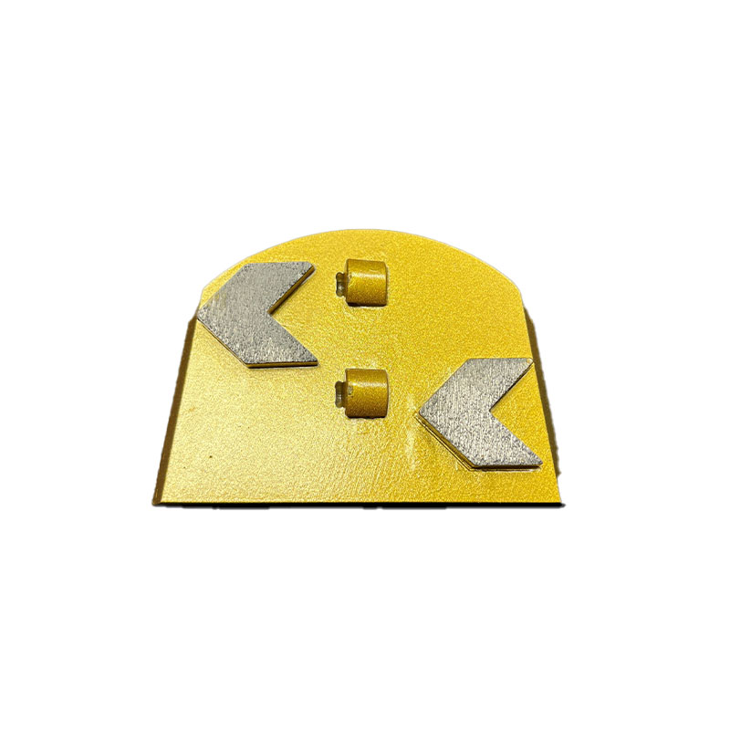 Ailette de ponçage 2 x 1/4 PCD + 2 segments flèche