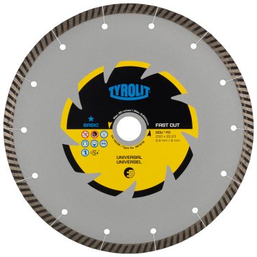 Disque diamant universel pour tronçonnage à sec Ø350x3x25,4mm