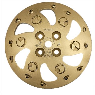 Plateau PCD Ø250mm + 6 segments flèches
