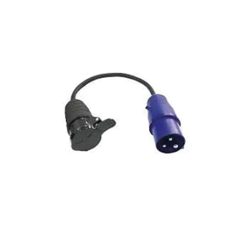 Adaptateur P17 femelle 16A vers fiche mâle 16A